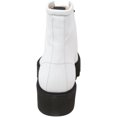 thumbnail image 3 of Agl Women's Platform Boot White Ankle-High Leather - 9M, 3 of 3