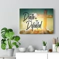 thumbnail image 3 of Scripture Walls  Death Has Been Defeated 2 Timothy 1:10 Bible Verse Canvas Christian Wall Art Ready to Hang Unframed, 3 of 7