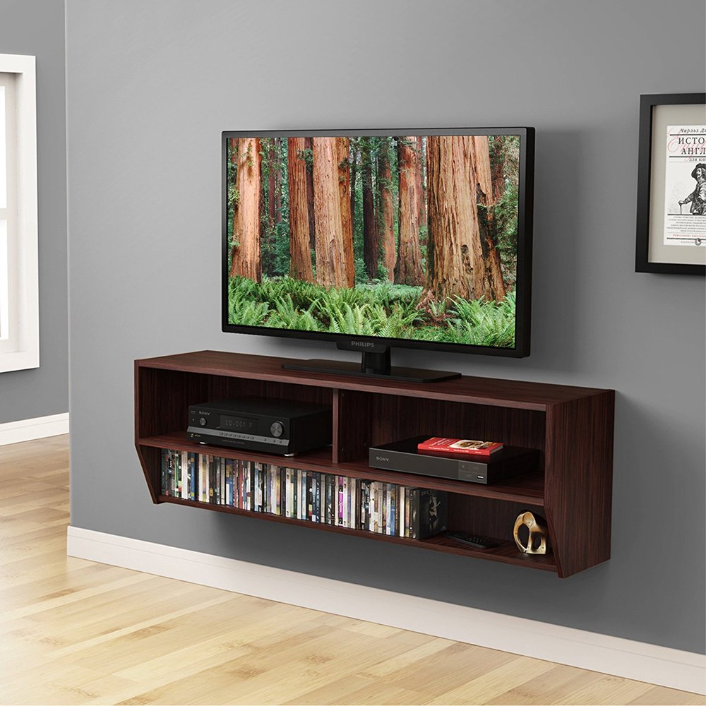 FITUEYES Wall Mounted Media Console TV stand for 32 45 up to 55 inch