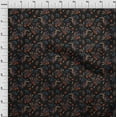 thumbnail image 4 of oneOone Polyester Spandex Black Fabric Florals Sewing Fabric By The Yard Printed Diy Clothing Sewing Supplies 56 Inch Wide, 4 of 4