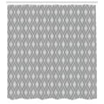 thumbnail image 3 of Ambesonne Victorian Shower Curtain, Dual Linked Bound, 69"Wx84"L, White, 3 of 3