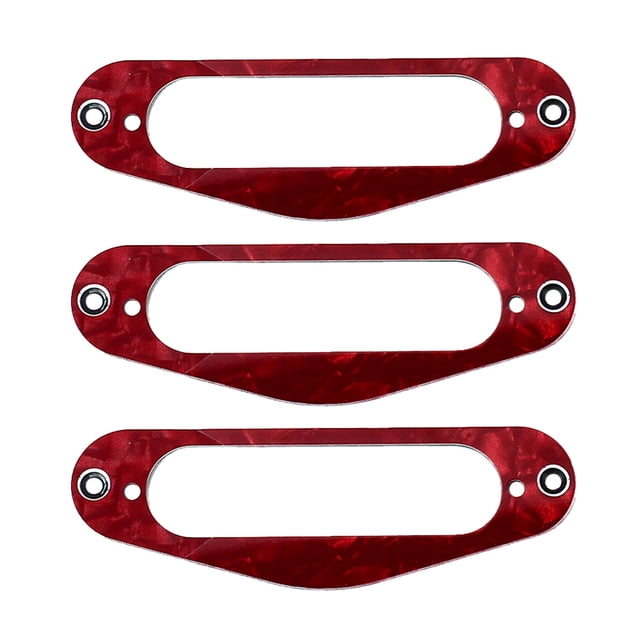 unbranded 3Ud Marco Para Repuesto Pickup Single Coil Rojo Ideal Para Guitarras Eléctricas