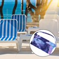 thumbnail image 1 of Funda de toal tumbona de pya, toal de microfibra suave para funda de piscina con bolsillos terales mbona de p Azul Soledad Toallas de playa tumbona, 1 of 10