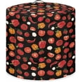 thumbnail image 1 of Appliance Covers for Electric Pressure Cooker Rice Cooker and Air Fryer Insulated Protector Cover Home Decor with Pocket for Spoon/Cooking, Red Vegetables, 1 of 4