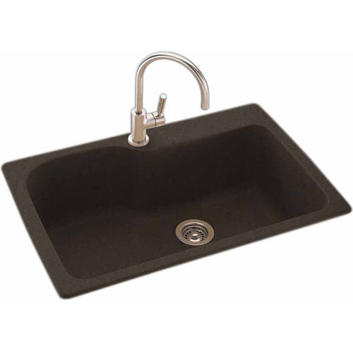 Swan KSSB3322010 33" x 22" Swanstone SingleBasin Dual Mount Kitchen