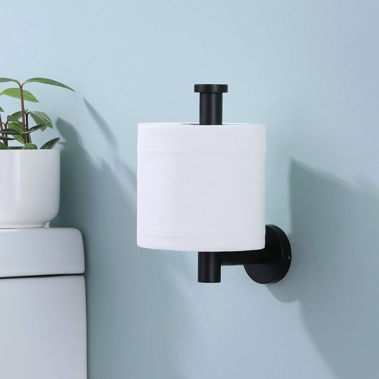  KES Black Toilet Paper Holder, Bathroom Tissue Holder
