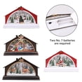 thumbnail image 4 of Casa De Navidad Pesebre Decoración De Casa De Nieve Luz De Noche Accesorios De Mobiliario Para El Hogar Adorno De Casa De Pueblo De Navidad, 4 of 8