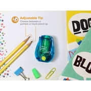Bostitch Twist-N-Sharp Pencil Sharpener Handheld-Blue-1 Each
