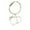 Grey, variant on Gytml Cat Hair Storage Bottle Keychain, 1.85" Cute Clear Cat Shaped Wire Loop Keyring, Mini Pet Keepsake Container For Collecting Kitten Puppy Hair, Pet Loss Memorial Accessory(Grey-1.85")