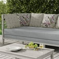 thumbnail image 4 of Peacock Paradise Indoor/Outdoor Pillow with Removable Cover in Gray 16x16, 4 of 7