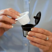100 pcs Disposable Paper Filter Cups for Reusable Coffee Pods Keurig K-Cup Single Serve EZ cups