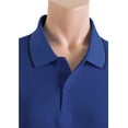 thumbnail image 4 of CLOVERY Women's Sportswear 2-Button Placket Polo Short Sleeve Shirt (S-3XL), 4 of 5