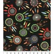 Fabric Traditions Novelty Cotton Fabric Dream Catchers 100% Cotton Fabric sold by the yard