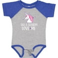 thumbnail image 3 of Inktastic Gigi and Grandpa Love Me Unicorn Grandchild Girls Baby Bodysuit, 3 of 5