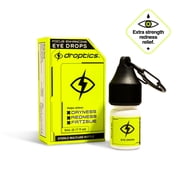 Droptics Extra Strength Redness Relief Eye Drops, Moisturizing Relief for Dry and Tired Eyes, 5ml (0.17 fl oz)