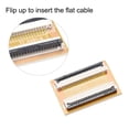 thumbnail image 4 of Uxcell A Type Flexible Flat Cable and Flip Up to Mount Extend Adapter Kit, 20 Pin 0.04" Pitch 7.87" FFC for laptop, 4 of 6