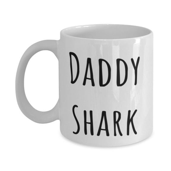 Useful Dad 11oz 15oz Mug, Daddy Shark, Gifts For Father, Present From Son, Cup For Dad