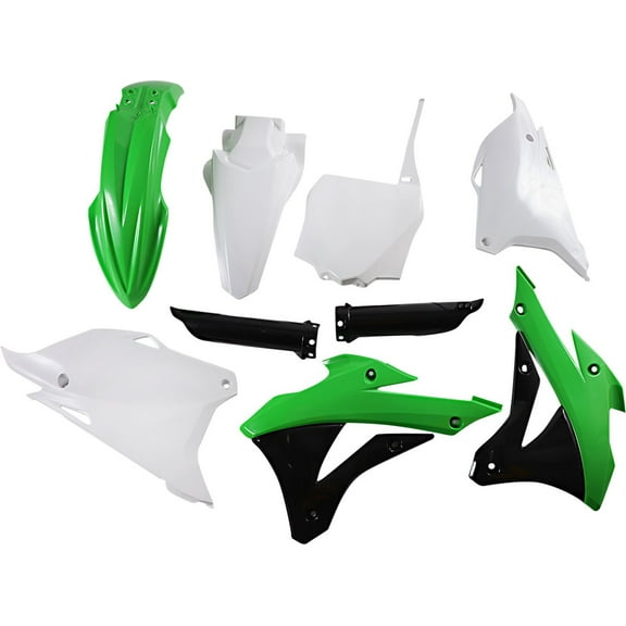 Acerbis Green/Black Full Body Plastic Kit (2374114584)