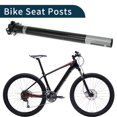 thumbnail image 3 of Bike Seat Posts Durable Bike Saddle Post Seat Tube Gloss Black Gray 1 Pc 30.8x350mm Carbon Fiber, 3 of 8