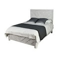 thumbnail image 4 of Modern Gray Queen 4pc Bedroom Furniture, Wood Construction, With Bed, 6 Chest, Mirror & 2 Nightstand Style , Wood, Contains Dresser, And, 4 of 5