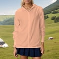 thumbnail image 2 of Women's Casual Mesh Raglan Sleeve Jacket Lightweight Summer Vacation Everyday Wear Comfortable Breathable Outerwear Big And Tall Zip up Jacket Suit Jackets for Women Ladies Zip up Jacket New Woman, 2 of 9