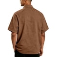 thumbnail image 4 of Golf Shirts for Men Quarter Zipper Relaxed Fit Drop Shoulder Summer Tee Classic Breathable Comfy Solid Workout Casual Tops, 4 of 7