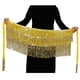 thumbnail image 1 of Sonducket a la cadera de moda, bufanda Retro con borlas, hermosa envoltura multicolor, ropa de baile, diamantes de imitación brillantes, disfraz Prendas para la parte inferior del cuerpo Amarillo, 1 of 6
