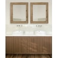 thumbnail image 6 of Kate and Laurel - Garvey Wood Framed Wall Mirror, 36 x 30, Rustic Brown, 6 of 7