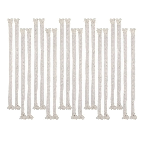 NEXIMO 20pcs Cotton Lamp Wicks Kerosene Oil Lamp Wicks Chemical Laboratory Alcohols Lamp