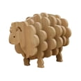 thumbnail image 5 of Baoblaze Sheep Shaped Wood Coasters Art Drink Coasters Set for Party Tabletop Wedding, 5 of 7