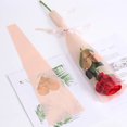 thumbnail image 3 of Visland 30Pcs Flower Packaging Bags, Transparent Waterproof OPP Single Tulip Rose Flower Gift Wrapping Bags, Valentine's Day Supplies, 3 of 8