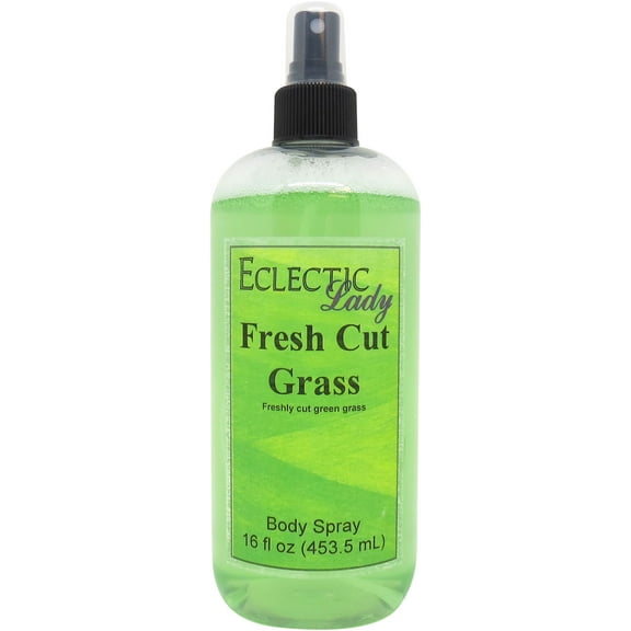 Fresh Cut Grass Body Spray, Eclectic Lady, Hydrating Mist, Unisex, 16 oz