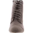 thumbnail image 3 of Madden Girl Womens Justinee Faux Suede Heels Combat & Lace-up Boots, 3 of 3