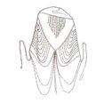 thumbnail image 3 of Arnés de cadena de cuerpo Sunnimix con borla Sujetador de múltiples capas, 3 of 8