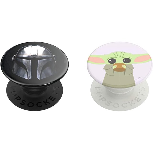 : Phone Grip with Expanding Kickstand, Pop Socket for Phone - Star Wars - Mandalorian & Phone Grip