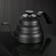 thumbnail image 4 of Playa Kettle Pour sobre tetera de goteo de café robusto resistente 1L 1.2L Pote de agua Handheld Cafe Pots para el restaurante Home Bar Utiliza Negro 1200ml seitruly HA011206-04B, 4 of 7