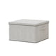 thumbnail image 2 of Caja de almacenamiento de ropa de gran capacidad | Bolsa organizadora plegable de tela no tejida | Cesta gris para guardar ropa, toallas y juguetes | Contenedor de almacenamiento para el hogar, 2 of 7