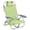 yellow, variant on HONEY HOME Aluminum Beach Chair, 5 Positions Adjustable Folding Chair with Headrest, Cup Holder, Back Cooler Bag, Load Capacity 265 lbs