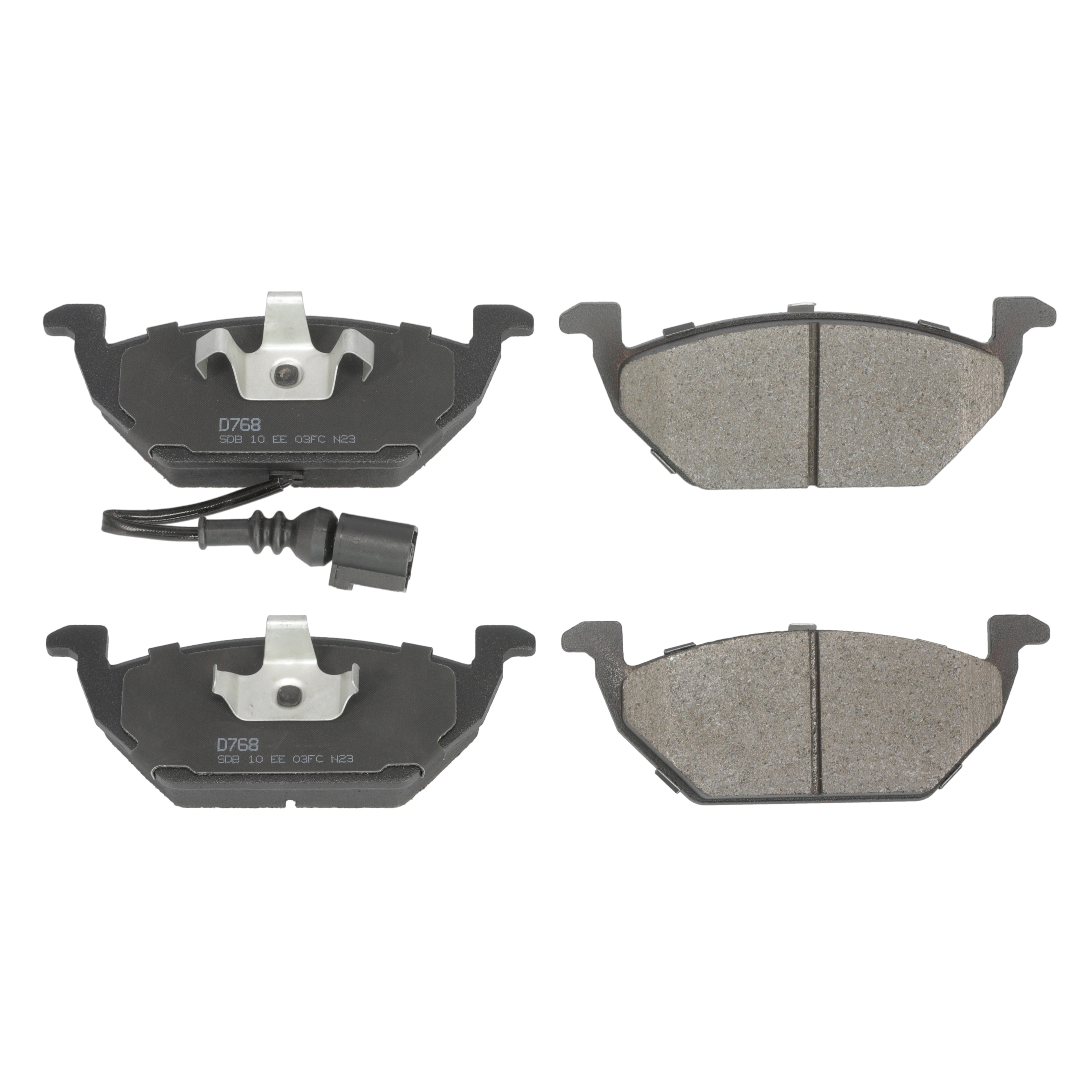 Winstop Brake Pad Set, Front WS.0768.1.M, Volkswagen Jetta 2005-1999