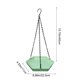 thumbnail image 3 of Comedero colgante para colibríes con cadena – Agua y comedero de plástico exterior para patio del jardín, 3 of 6