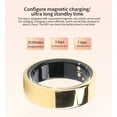 thumbnail image 4 of Wearable Fitness Tracking Ring, Smart Ring Health Tracker Lightweight IP68 Water Proof Magnetic Charging Fashionable  for Running 7,8,9,10,11,12,13, 4 of 7