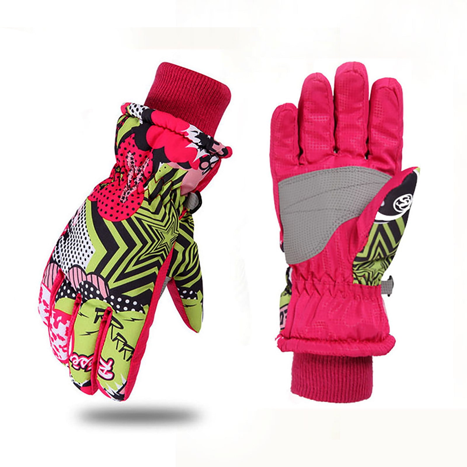 35℃ Waterproof Winter Ski Snow Snowboarding Thermal Thinsulate Gloves Women 