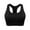 Black, variant on High Impact Sports Bras for Women Plus Size Medium Support Wireless Sports Bras Lightly Lined Seamless Racerback Bra Underarm Smoothing Stretch Push up Bras Everyday Bras Gray XL
