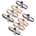 thumbnail image 2 of Miangastore Adjustment Chain Buckle 8Pcs Compact Belt Buckles Light Gold, 2 of 8