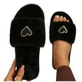 thumbnail image 5 of Wowcloth Women's Fashion Open-Toe Sandals - Comfortable Heart-Embellished Flat Slip-On for Indoor & Outdoor Fall/Winter Stylish Footwear, 5 of 8