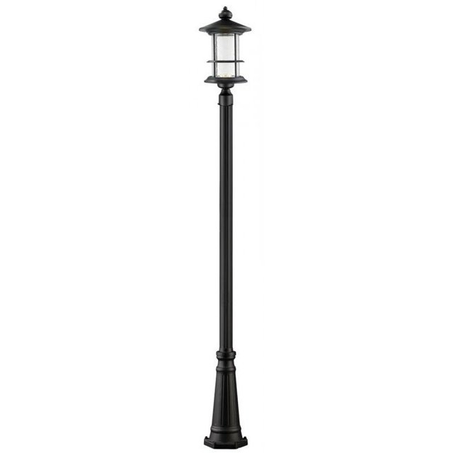 Z-Lite Genesis Extérieur LED Post Lumière en Noir