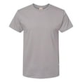 thumbnail image 4 of Hanes Essential-T Men T-Shirt, Short Sleeve Crew Neck, Classic Fit Cotton Tee, Graphite, M, 4 of 5