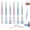 6PCS, variant on Syringe Shaped Ink Pens, 2026 New Creative Syringe Shaped Gel Pen for Funny, Novelty Ballpoint Pens for Office Supplies, 0.38mm Black Neutral Pen, Pen Body Color Random