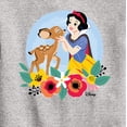 thumbnail image 3 of Disney - Floral Snow White Deer - Toddler & Youth Crewneck Fleece Sweatshirt, 3 of 5