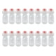 thumbnail image 2 of 16 botellas de vidrio con tapa abatible de 100 ml y 3,38 oz, transparentes, pequeñas, con tapa abatible, con tapas herméticas para elaboración casera, cerveza, bebidas, aceites de soda, 2 of 5